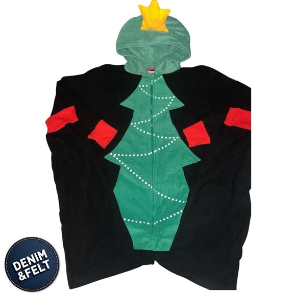 Tipsy Elves CHRISTMAS TREE BALL VELCRO TOSS GAME JUMPSUIT/ONESIE | NEW/NWOT🎄🎄 - Picture 8 of 16